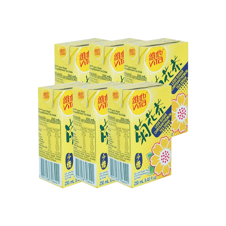 (Bulk price available) Low-Sugar Chrysanthemum Tea - 6 Packs 8.45fl oz